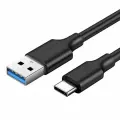 Кабель UGREEN US184 (20881) USB 3.0 A Male to Type C Male Cable Nickel Plating 0.5m - Black