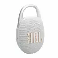 Портативная колонка JBL Clip 5, 7 Вт, влагозащищенная, с карабином , белая