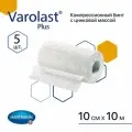 Varolast Plus (Вароласт Плюс) - Компрессионный бинт с цинковой массой, продольно эластичный, 10 см х 10 м, Paul Hartmann, 5 шт.