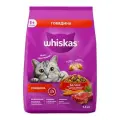 Whiskas сух. подушечки/паштет д/кошек Говядина 1.3кг