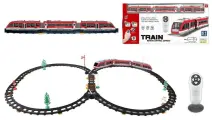 Железная дорога с пультом управления (длина полотна 387 см, свет, звук) - 2810Y