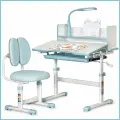 Стол и стул детский комплект Ergokids BD-24 BL мягкое кресло ширина столешницы 79 см