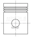 Поршень ДВС FORD: MONDEO III 2.0 16V 00-07, MONDEO III седан 2.0 16V 00-07, MONDEO III универсал 2.0 16V 00-07 Mahle/Knecht а.