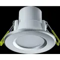 Светильник встраиваемый (LED) Navigator 5Вт 350лм 3000К D83х58мм IP44, 94821, матовый серебристый (комплект 2 шт)