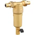 Фильтр механической очистки Resideo Braukmann FF06-AAM муфтовый (НР/НР), латунь золотой Ду 15 (1/2)