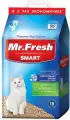 Наполнитель Mr.fresh древесный комкующийся Smart для короткошерстных кошек, 18л/8,4кг