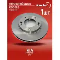 Тормозной диск Kortex для Kia Sorento I (JC) 02- перед. вент.(d-302mm) OEM 517123E000, 517123E300, 92147300, DF4395, DF4395S, KD0083, R2010
