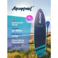 Надувная SUP-доска AQUAPLANET PACE 10.6, 323*79*15 см, двухслойная, сапборд с веслом, двухфазным насосом и страховочным лишем