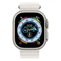 Apple Watch Ultra 49mm GPS + Cellular (FNH83) Titanium Case with White Ocean Band
