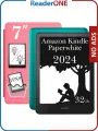 Электронная книга Amazon Kindle PaperWhite 12 Gen 2024 32Gb Metallic Jade с обложкой ReaderONE PaperWhite 2024 Pink