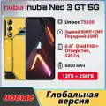 Nubia Смартфон Nubia neo3 GT 5G Global 12/256 ГБ, желтый
