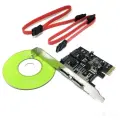 Контроллер PCI-E x1 v2.0 на 2 x SATA+ 2 x eSATA, SATA 3.0 (6Gb/s), модель ES3A1061, чип ASM1061, Espada