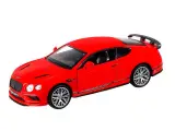 Машина автопанорама Bentley Continental GT Supersports, красный, 1/32, в/к 17,5*12,5*6,5 см