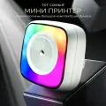 Детский мини принтер для телефона беспроводной 2 в 1, ночник