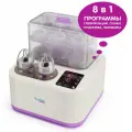 Стерилизатор-подогреватель и пароварка 8-в-1 Ramili Baby BSS300 + горшочек в подарок
