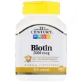 Biotin 5000 мкг капс., 5000 мкг, 285 мл, 110 г, 110 шт., 1 уп.