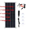 Солнечная панель 150 Вт / 300 Вт с аккумулятором 12 В 150W Solar Panel