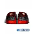 Фонари Лада Приора тюнинг красно-тонированные 302-LED, корпус с рассеивателем, задние Lada Priora комплект 2 шт.