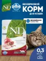 Farmina N&D Prime Cat Chicken & Pomegranate Adult сухой беззерновой корм для взрослых кошек с курицей и гранатом - 300 г