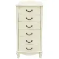 Комод Джульетта узкий 6 ящ. (дуб шампань) Вис