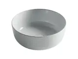 Накладная раковина Ceramicanova Element CN6073 36 фарфоровая, без отверстия под смеситель, раковина для ванной, 35, 6 см, круглая, белая