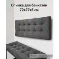 Спинка мягкая с креплением на стену для банкетки обувницы и кровати