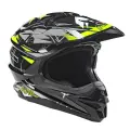 Мотошлем кроссовый AiM JK803 XL(61-62) желтый/черный