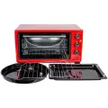 Электрическая мини-печь LUXELL MO-46CRD (красный)