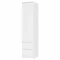 Шкаф-пенал Симпл ПН-17, материал ЛДСП, цвет белый, 40,2x190x51,4 см.
