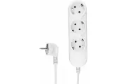 Бытовой удлинитель Power Cube 3р с/з, без выкл. 2200 Вт, 10 А, 1.5 м 30,75 (белый) PC-3-1,5M