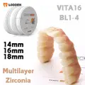 Lodden 3D PRO Многослойный циркониевый диск для CAD CAM 14 16 18 мм