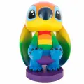 Фигурка-подставка для геймпада/телефона Cable Guys: Lilo & Stitch: Rainbow Stitch