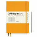 Блокнот Leuchtturm1917 Composition B5 (17.8x25.4см), 80г/м2 - 109л. в линейку твердая обложка, цвет: Восходящее Солнце
