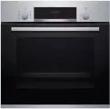 Духовой шкаф Bosch HBF534ES0Q, 66 л, телескопические направляющие, утапливаемые переключатели, каталитическая очистка