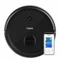 Робот-пылесос RED Solution RV-RL6000S, 35 Вт, сухая/влажная уборка, 0.3/0.3 л, чёрный