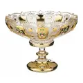 Фруктовница Lefard на ножке lefard gold glass диаметр 30 см. высота 23 см.