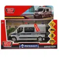 Машина металл RENAULT MASTER полиция 14 см свет, звук.