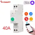 Умный WiFi автомат с защитой от перегрузки и короткого замыкания 40A Ясмарт Ya-DR40P1