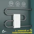 Полотенцесушитель Водяной Onix Hit Direct Grafit Right 500x800, М-образный, Графит, с защитой от электрокоррозии