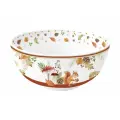 Салатник Easy Life 23х10 см, 2,5 л, Белка и грибы, Autumn Breeze, фарфор P, белый (EL-R1192/AUBR)
