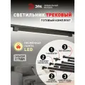 Трековый светильник ЭРА TR50-4040, однофазный, LED, черный, с аксессуарами, 3 шт