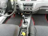Автомобильные коврики EVA для Mitsubishi Lancer IX, 2000-2010, черно-красный