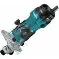 Кромочный фрезер Makita 530 Вт, 32000 об\мин, цанга 6 мм, плавный пуск, антирестарт,1.5 кг, кор. 3711