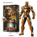Kоллекционная лицензионная фигурка с аксессуарами от Marvel/ZD TOYS. Железный человек/Iron Man (Mark-28) Высота - 18 см