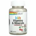 Solaray Kids Vitamins & Minerals, 60 жевательных таблеток, Черешня