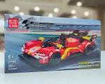 Конструктор Mould King Ferrari 499P Le Mans в боксе 27100, 355 деталей
