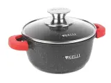 Кастрюля Kelli KL-4022-16 с мраморным покрытием 1,6л.