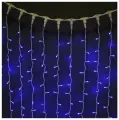 Гирлянда Световой занавес, 368 синих и холодных белых LED-огней, 1.5х1.5 м, провод прозрачный, коннектор, SNOWHOUSE