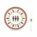 Блюдо для торта Easy Life Nutcracker, с лопаткой, 32 см, фарфор