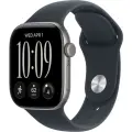 Умные часы Apple Watch Series 12, 42 мм, GPS, Aluminum, M/L (150-200), Space Gray/Navy Blue Sport Band